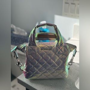 Very rare basically brand new MZ wallace opal leather micro sutton